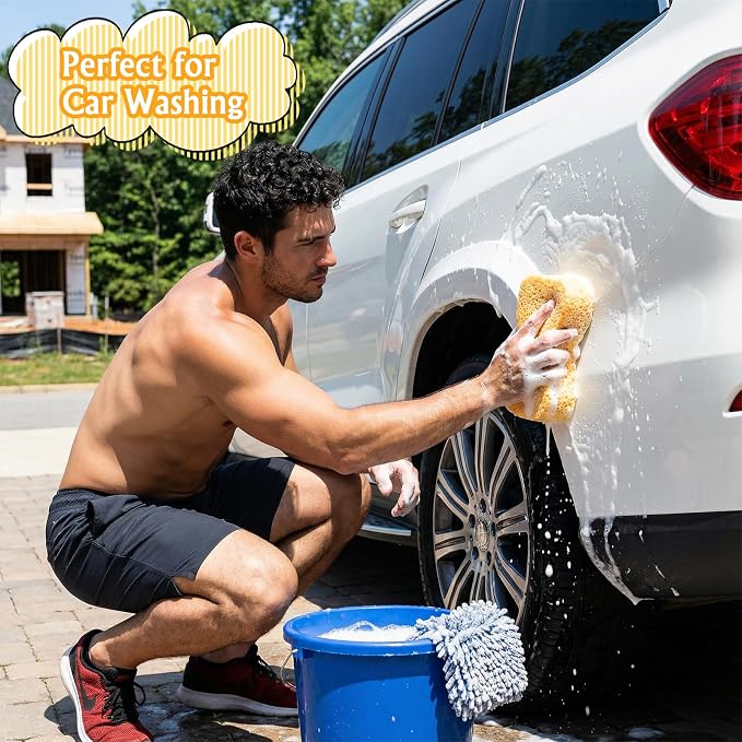 Large Sponge Non-Scratch, Super Absorbent Heavy Duty Large Sponges - Image 6