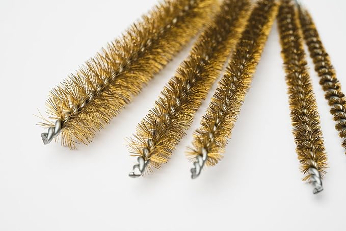 PMD Products 10-Piece Tube Cleaning Brush Kit | Brass Wire Bore Brushes & - Image 9