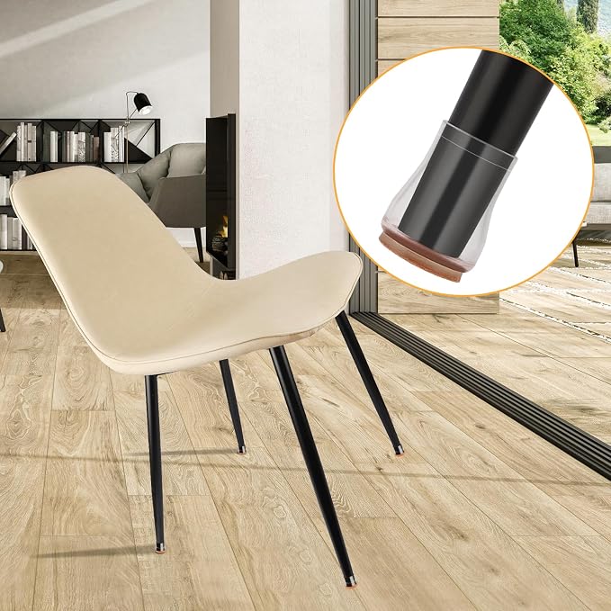32 Pcs Extra Small Chair Leg Floor Protectors, Silicone Chair Leg Protectors - Image 3