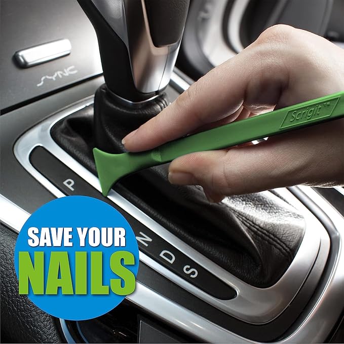 Scrigit Scraper Wide Blade No-Scratch Plastic Scraper Tool, 3 Pack - Image 5