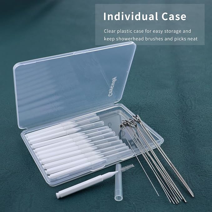 Shower Head Cleaning Brushes, Anti Clogging Cleaner Brush Shower Nozzle Clog - Image 7