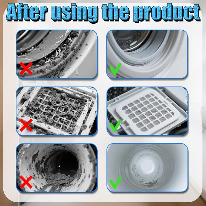 7 Pack Dryer Vent Cleaner Kit, Flexible Dryer Lint Brush Vent Cleaner，Dryer - Image 2