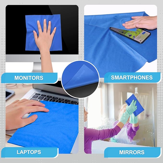 Eco-Fused Large Microfiber Cleaning Cloths - Image 5