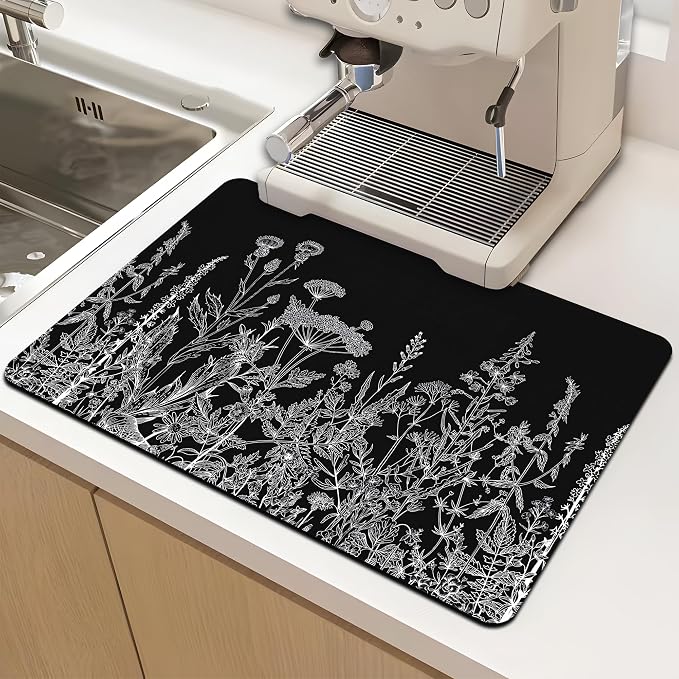 Dish Drying Mat for Multiple Usage. Super Absorbent, Easy clean, Quick dry - Image 2