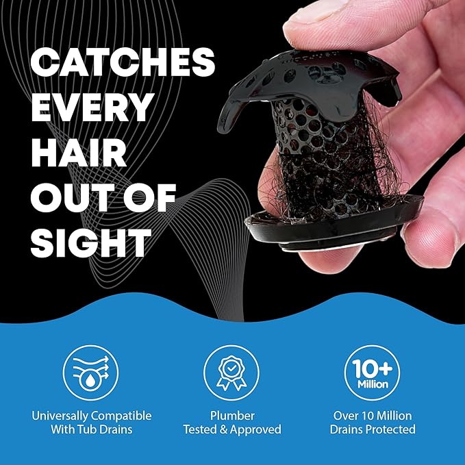 TubShroom Ultra Stainless Steel Drain Protector, Hair Catcher Strainer - Image 2