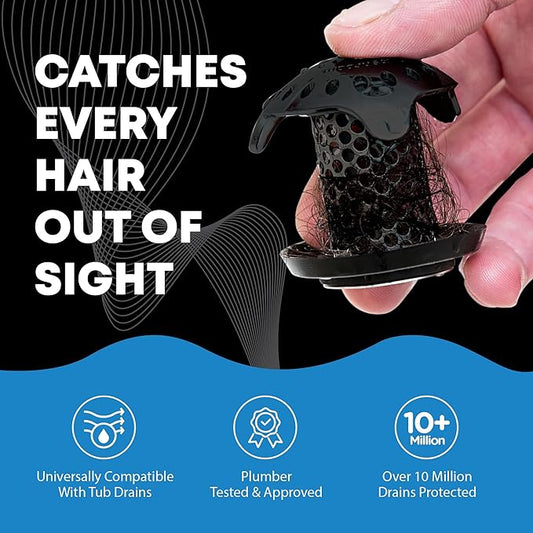 TubShroom Ultra Stainless Steel Drain Protector, Hair Catcher Strainer - Image 2