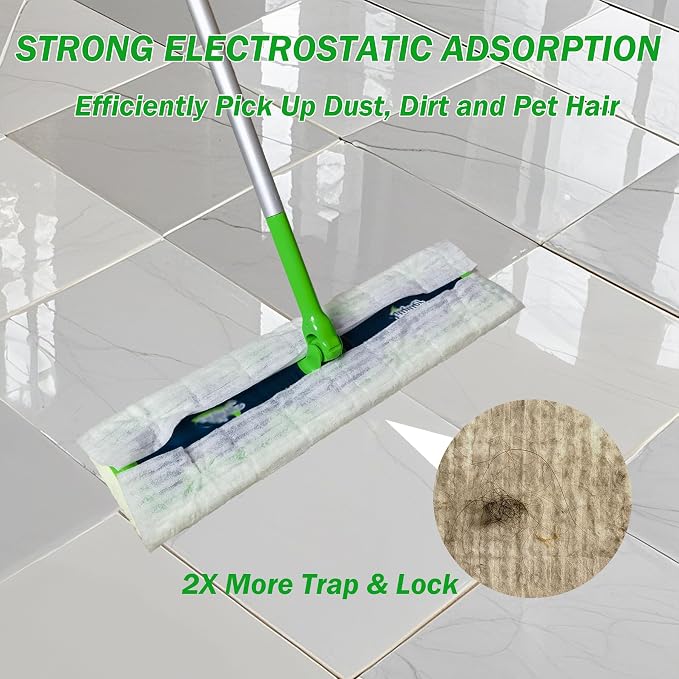 XL Dry Sweeping Cloth Refills for Swiffer Sweeper X-Large Mop, XL Disposable - Image 5