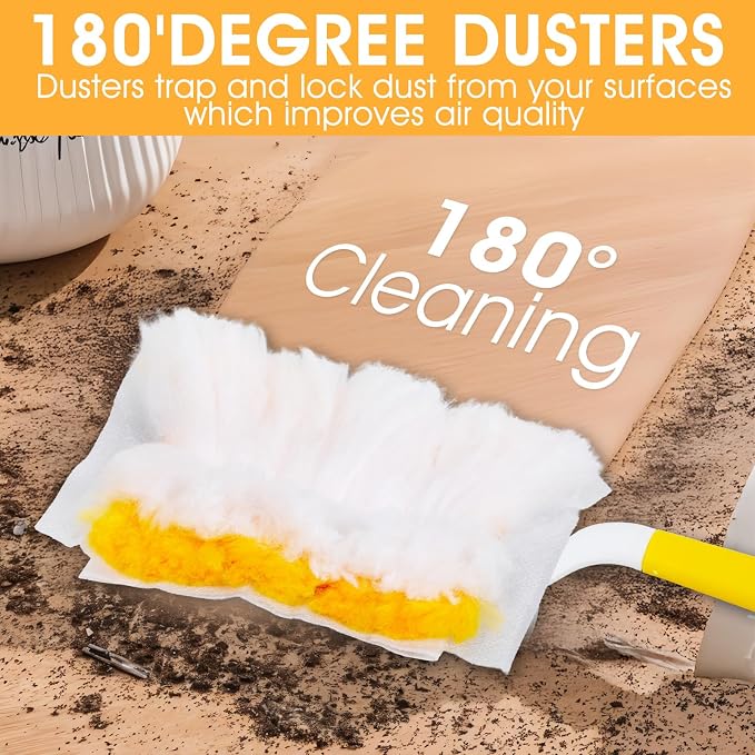 120 Pcs Duster Refills, Electrostatic Disposable Dusters Refills Compatible - Image 3