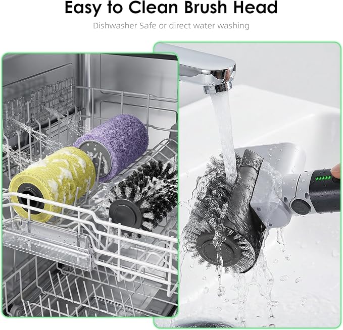 Electric Grill Brush for Outdoor Grill: 3-Speed Power Control BBQ Grill Brush - Image 9