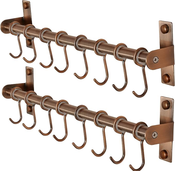 Dseap Kitchen Hooks for Hanging Utensils, Hanging Pot Rack, Kitchen Utensil by Dseap