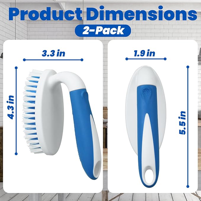 PHYEX Scrub Brush, 2 Pack Household Cleaning Brushes - Image 2