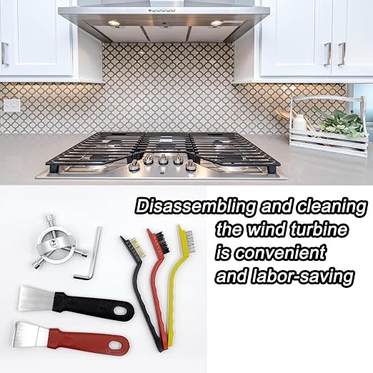 Fan Blade Blower Wheel Puller Kit, Range Hood Cleaning Wind Wheel Removal Tool - Image 8