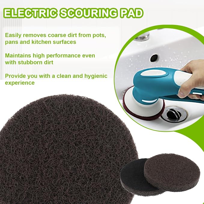16pcs Performance Pads Power Scrubber Pads Set Electric Scrubber Replacement - Image 4