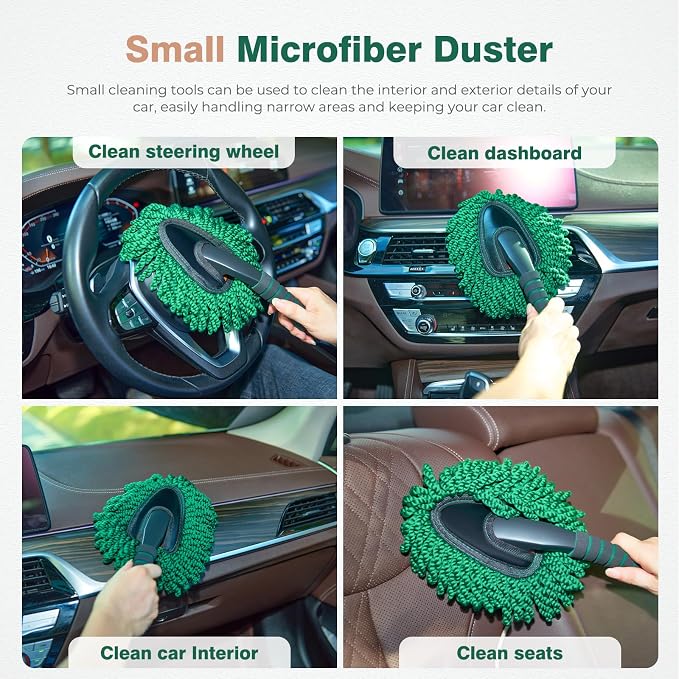 FLORICH Large Microfiber Car Duster Kit, Extendable Car Duster Exterior Scratch - Image 5