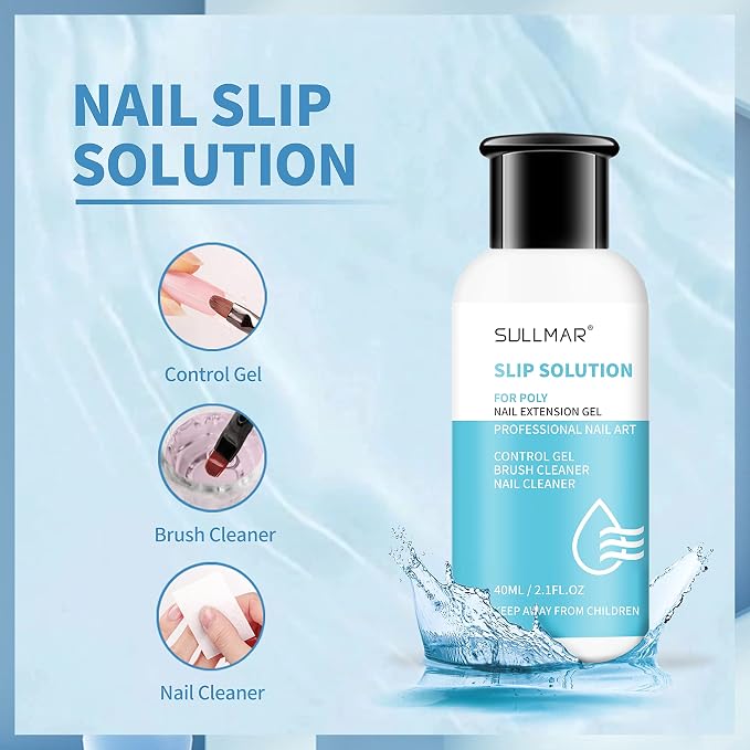 Slip Solution Liquid Poly Nail Gel Slip Solution - Image 3