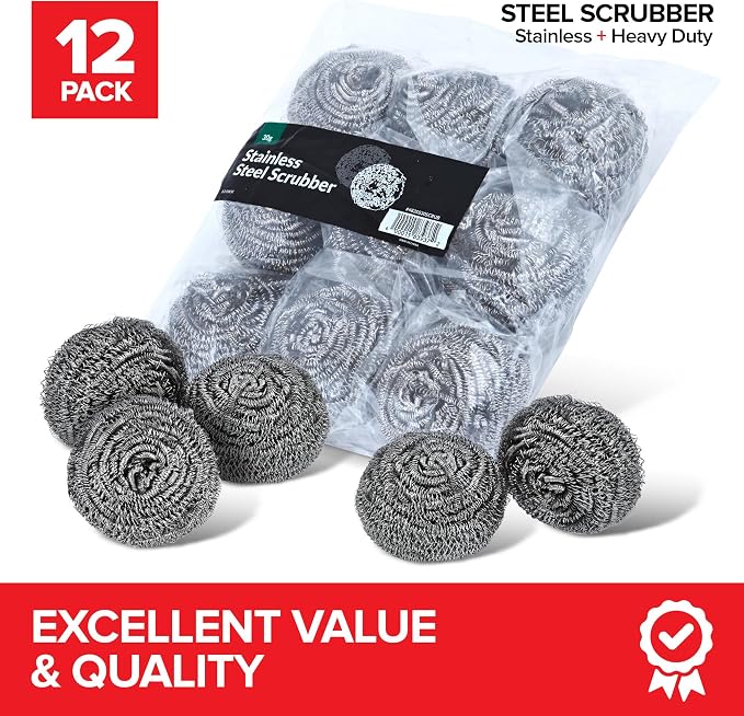 Stainless Steel Scrubber Stainless Steel Wool Scrubber Sponge - Image 2