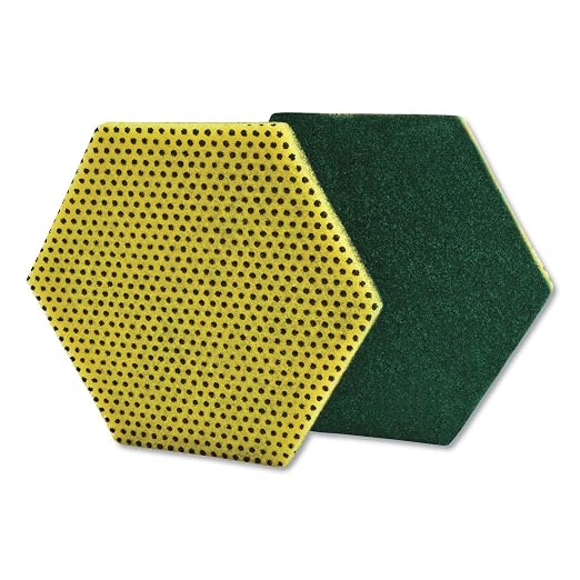 3M Scotch-Brite Dual Purpose Scouring Pad 96HEX by 3MIndustrial