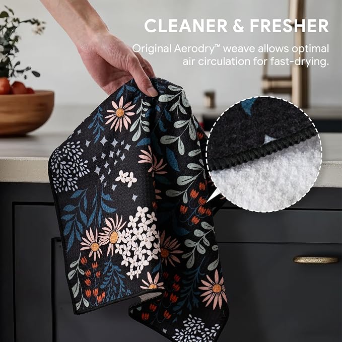 RECYCO Waffle Kitchen Towel Set of 2 - Image 4