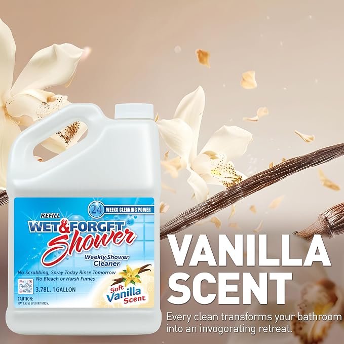 Wet & Forget Shower Cleaner Multi-Surface Weekly No Scrub, Bleach-Free Formula - Image 5