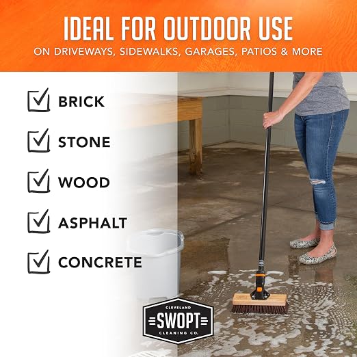 SWOPT 10' Premium Rough Surface Scrub Brush Head - Image 9
