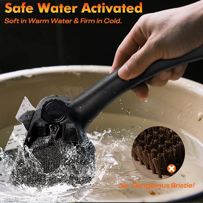 BBQ Grill Brush Bristle Free - Image 5