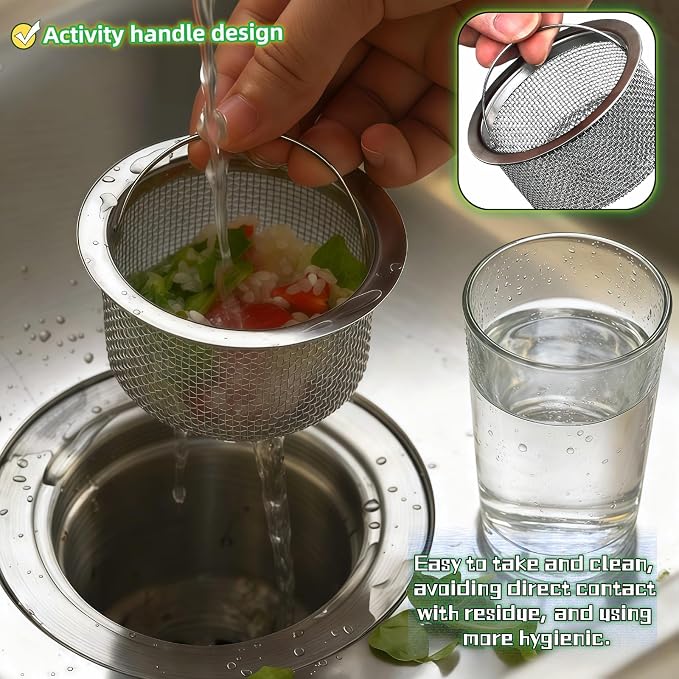 Stainless Steel Kitchen Sink Strainer - Image 4