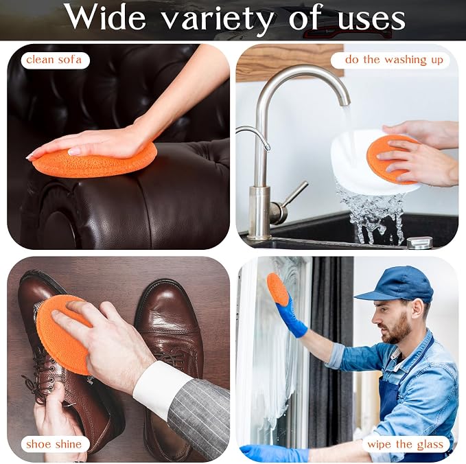 Tanlade 50 Pcs Car Detailing Microfiber Applicator Pad Wax Applicator Wash - Image 7