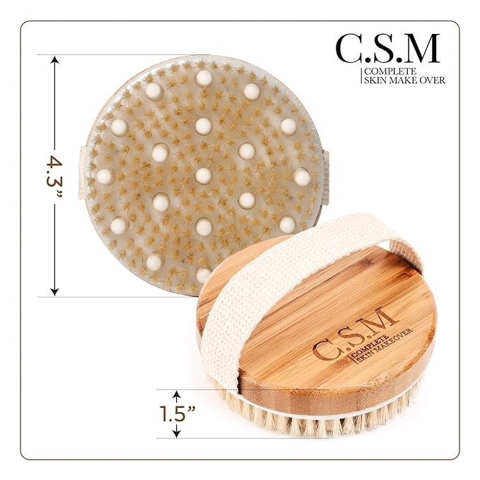 CSM Dry Brushing Body Brush for Lymphatic Drainage - Image 4