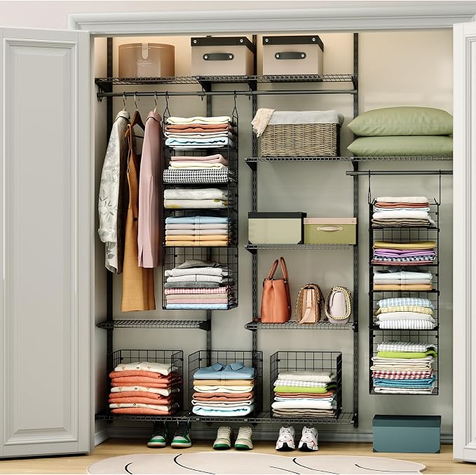 X-cosrack Hanging Closet Organizer and Storage - Image 5