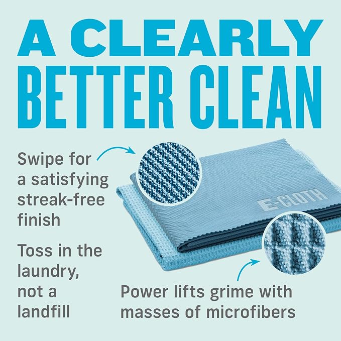 E-Cloth Microfiber Cleaning Cloth Glass Kit - Image 5