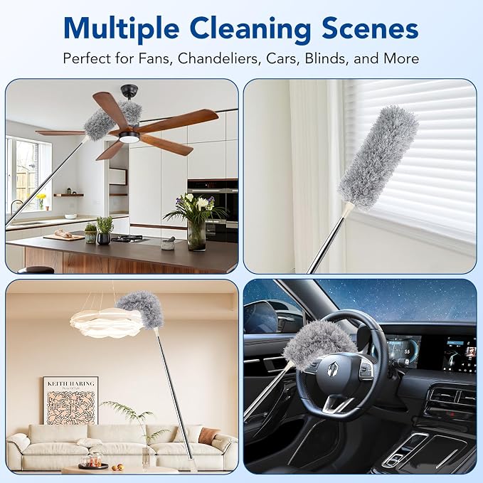 Azun Dusters for Cleaning, Ceiling Fan Cleaner Duster - Image 7