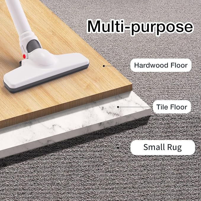 Corded Vacuum Cleaner, Handheld 5-in-1 Stick Lightweight Vacuum Broom Car Vacuum - Image 5