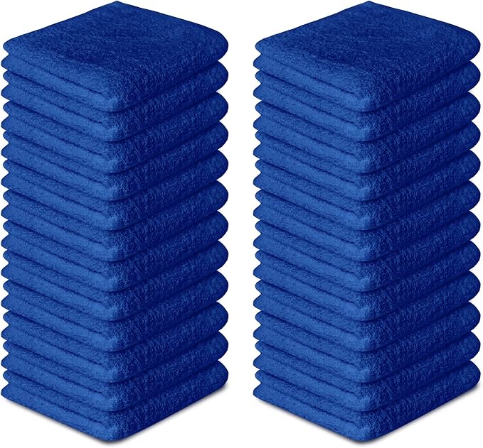 Softolle 100% Cotton Washcloths 24 Pack Soft, Highly Absorbent Washcloth - Image 9