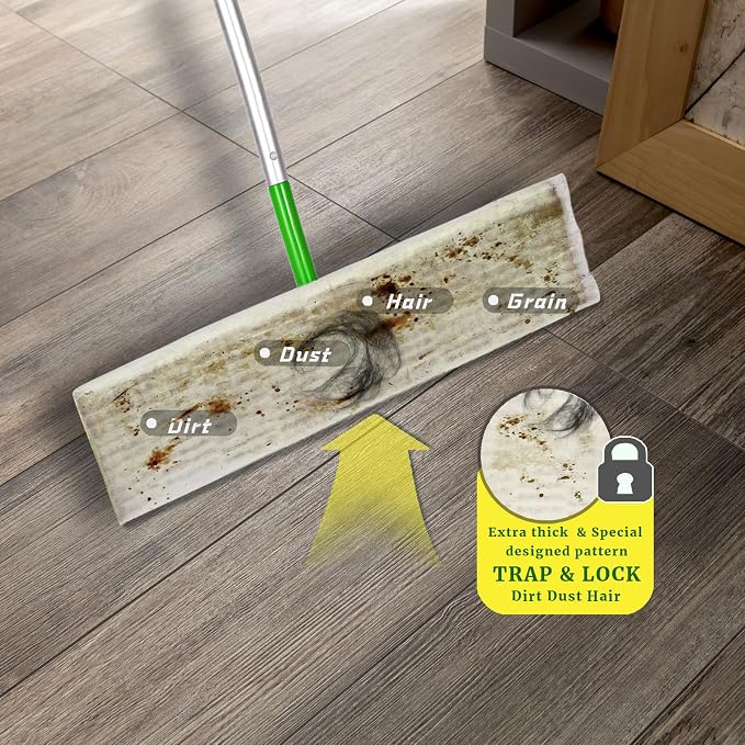 XL Dry Mop Refills 40 Counts Disposable Dusting Cloths Dry Sweeping Refills Dry - Image 2