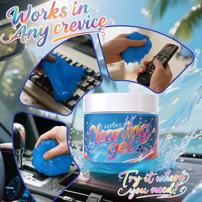 ASFSKY Car Cleaning Gel Cleaning Putty Universal Dust Cleaning Car Interior - Image 3