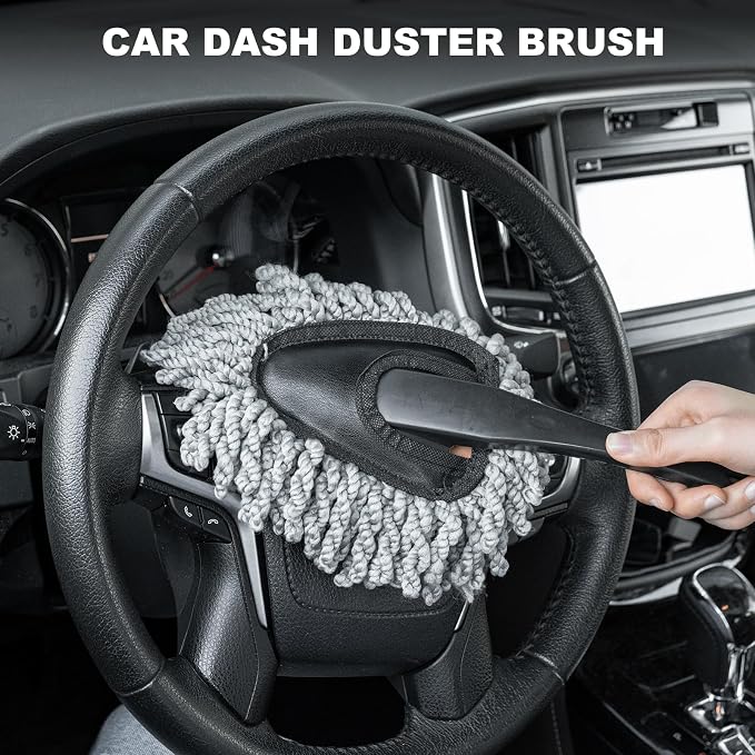THINKWORK Car Interior Cleaning Kit, Car Duster Interior Detail Brush, - Image 5