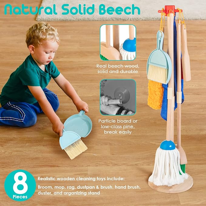 Kids Cleaning Set, Cleaning Toys Gift - Image 2