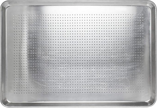 Excellante 18" X 26" Full Size Aluminum Sheet Pan, Perforated, Comes In Each by 9grace