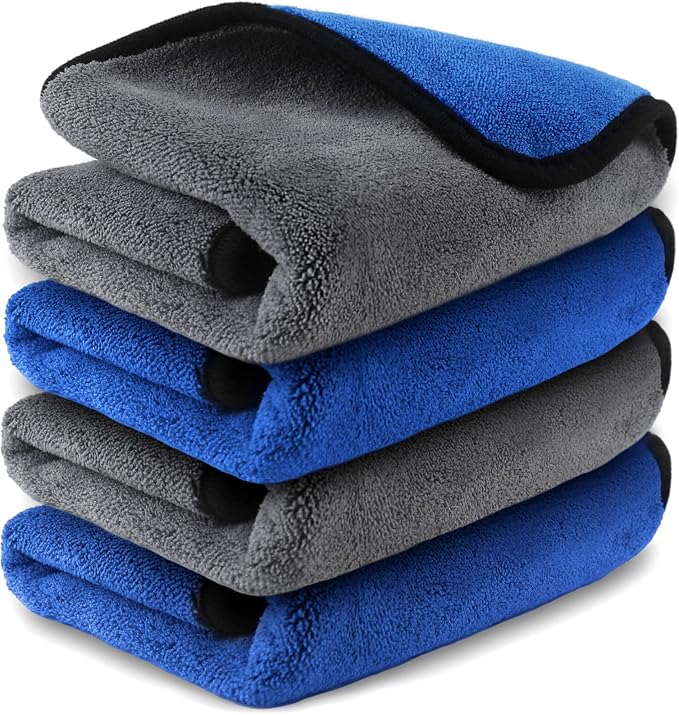 Airlab Microfiber Towels for Cars Wash Drying Thick Plush Cleaning Cloth Auto by AirlabStudio