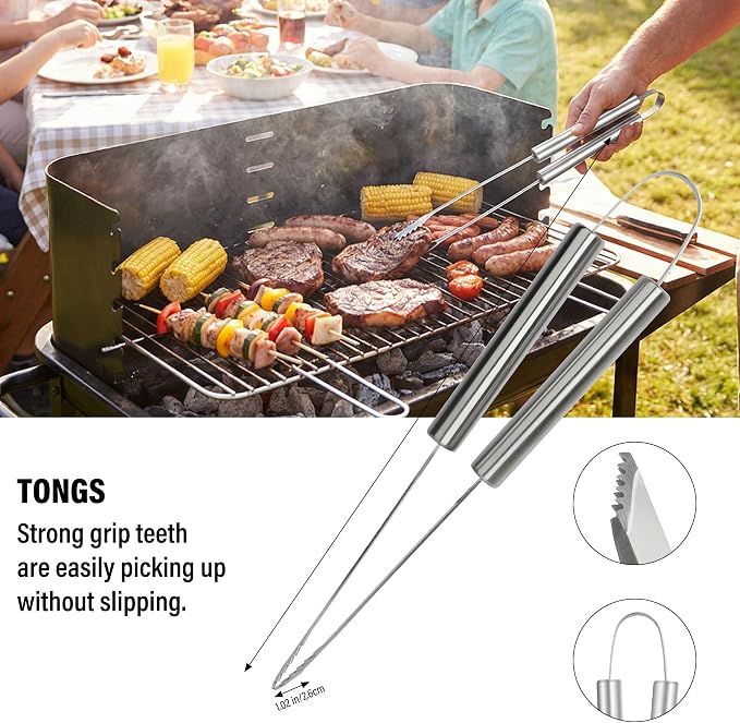BBQ Grill Accessories Set, Grill Tools Grilling Accessories Grilling Gifts - Image 5