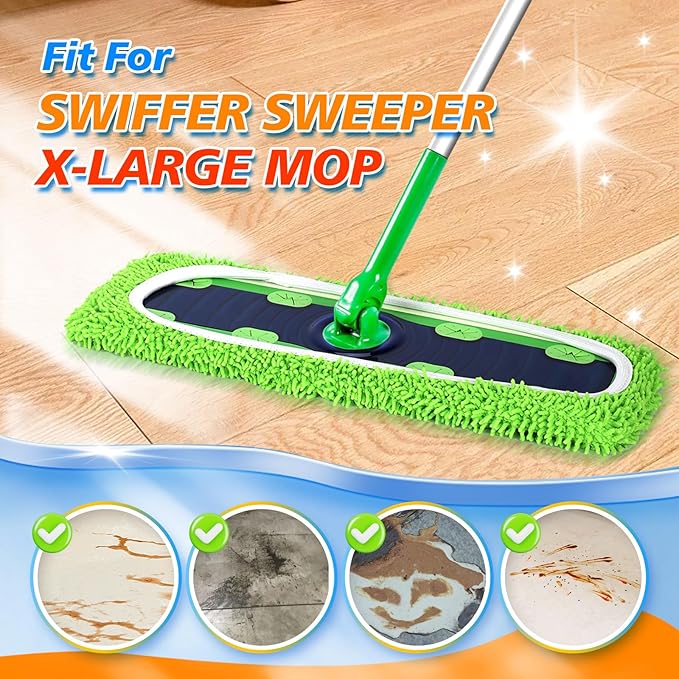 Reusable Microfiber Mop Pads for Swiffer XL - Image 2