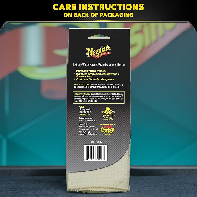 Meguiar's Water Magnet Microfiber Drying Towel, Premium Car Wash Microfiber - Image 7