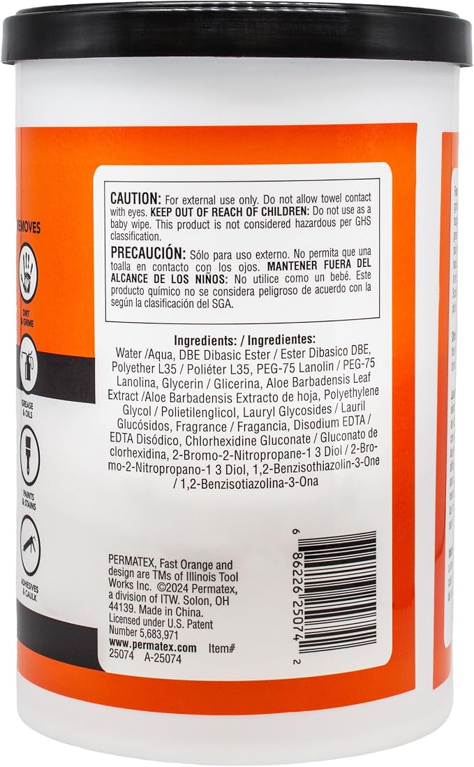 Fast Orange Heavy Duty Scrubbing Towels Removes Tough Grease, Glue and More - Image 2