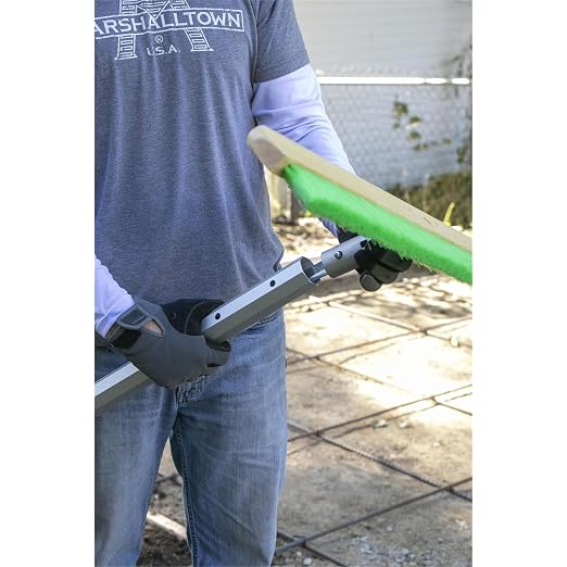 MARSHALLTOWN Wood Backed Concrete and Masonry Broom, Made in The USA - Image 3