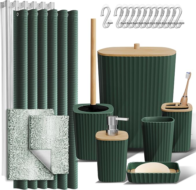 Clara Clark Bathroom Accessories Set by ClaraClark