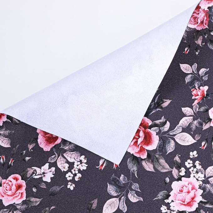 6 Pcs Thickened Glasses Cleaning Cloth Elegant Flower Design Microfiber - Image 6