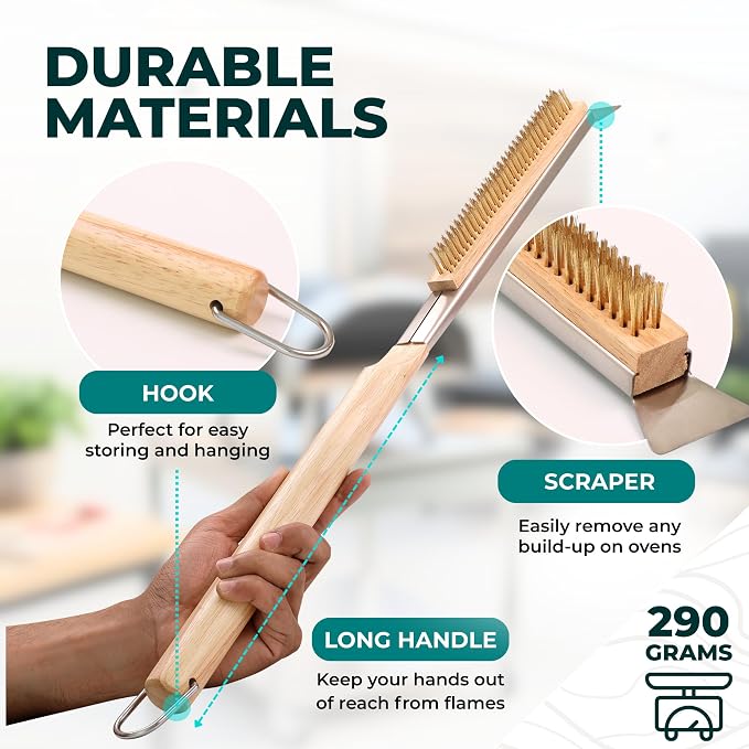 Urban Whisk 22" Pizza Oven Brush - Image 6