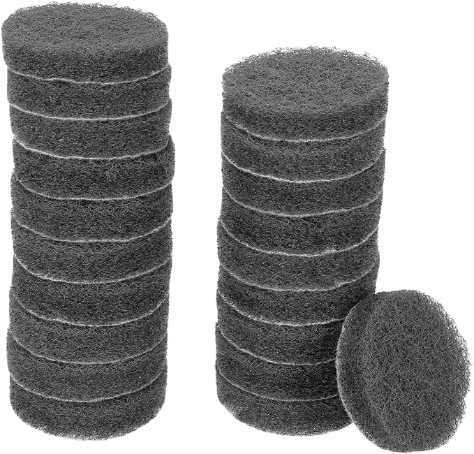 HARFINGTON 20pcs Scrubber Scouring Pads 1200 Grits 2 Inch Drill Power Brush by HARFINGTON
