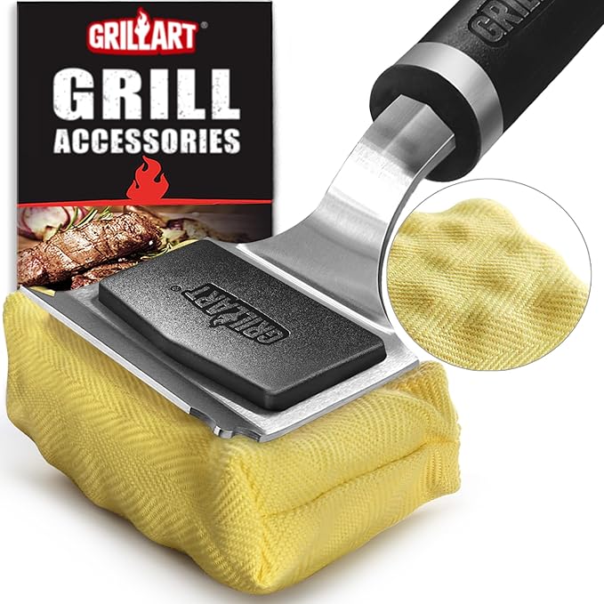 GRILLART Grill Brush Bristle Free Safe Steam Cleaning Tool, Replaceable Head by GRILLART