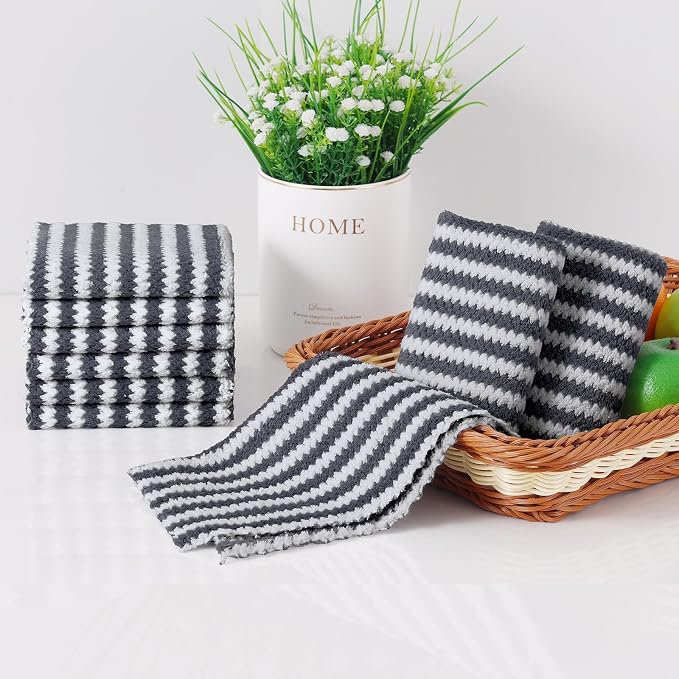 Homaxy 18 Pack Kitchen Dish Cloths, Ultra Soft and Absorbent Dish Towels - Image 6